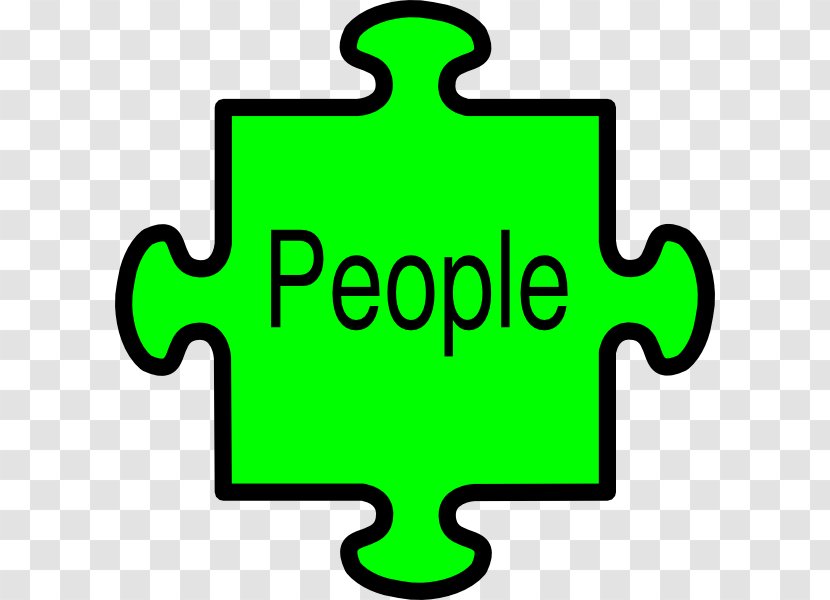Jigsaw Puzzles Clip Art - Area - Green People Transparent PNG