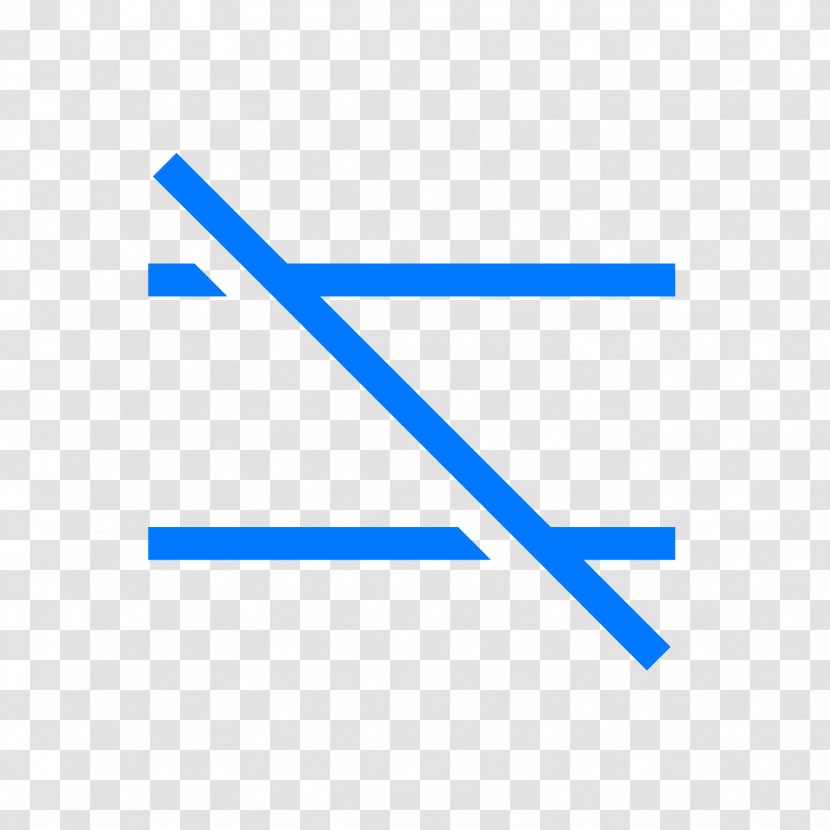 Equals Sign Symbol - Rectangle - Equal Transparent PNG