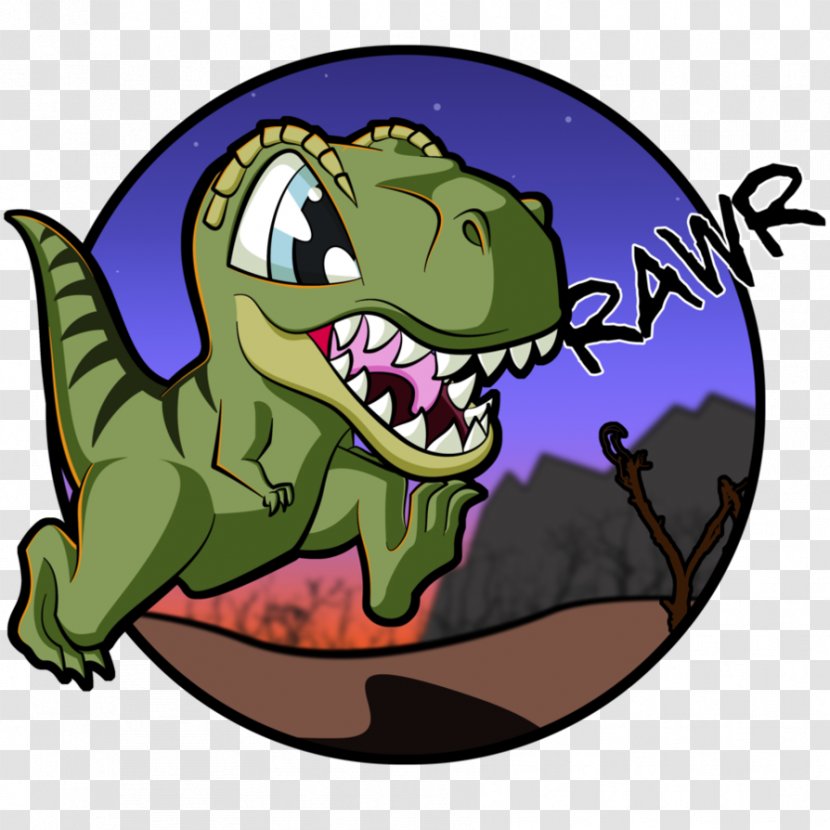 Tyrannosaurus Drawing Dinosaur Cartoon - Tree Transparent PNG