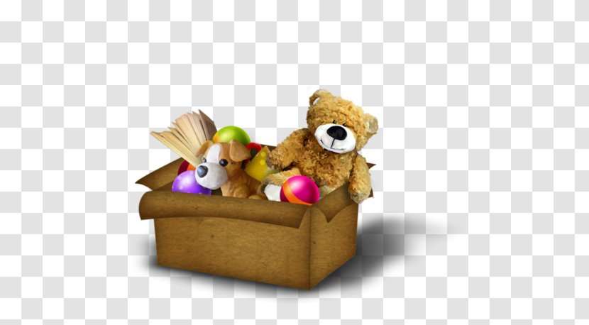 Toy Box - Silhouette - Watercolor Transparent PNG