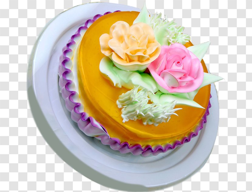 Torte Buttercream Birthday Cake Sugar Decorating - Pasteles - Creative Cakes Transparent PNG