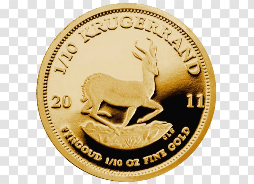 Gold Coin Krugerrand Feinunze - Material Transparent PNG