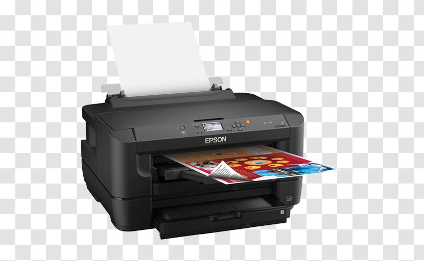 Epson WorkForce WF-7110 WF-7210 Wide-format Printer Inkjet Printing - Wifi Transparent PNG