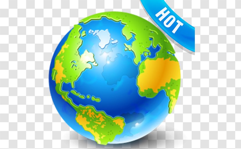 Globe Earth Map - Emoticon Transparent PNG