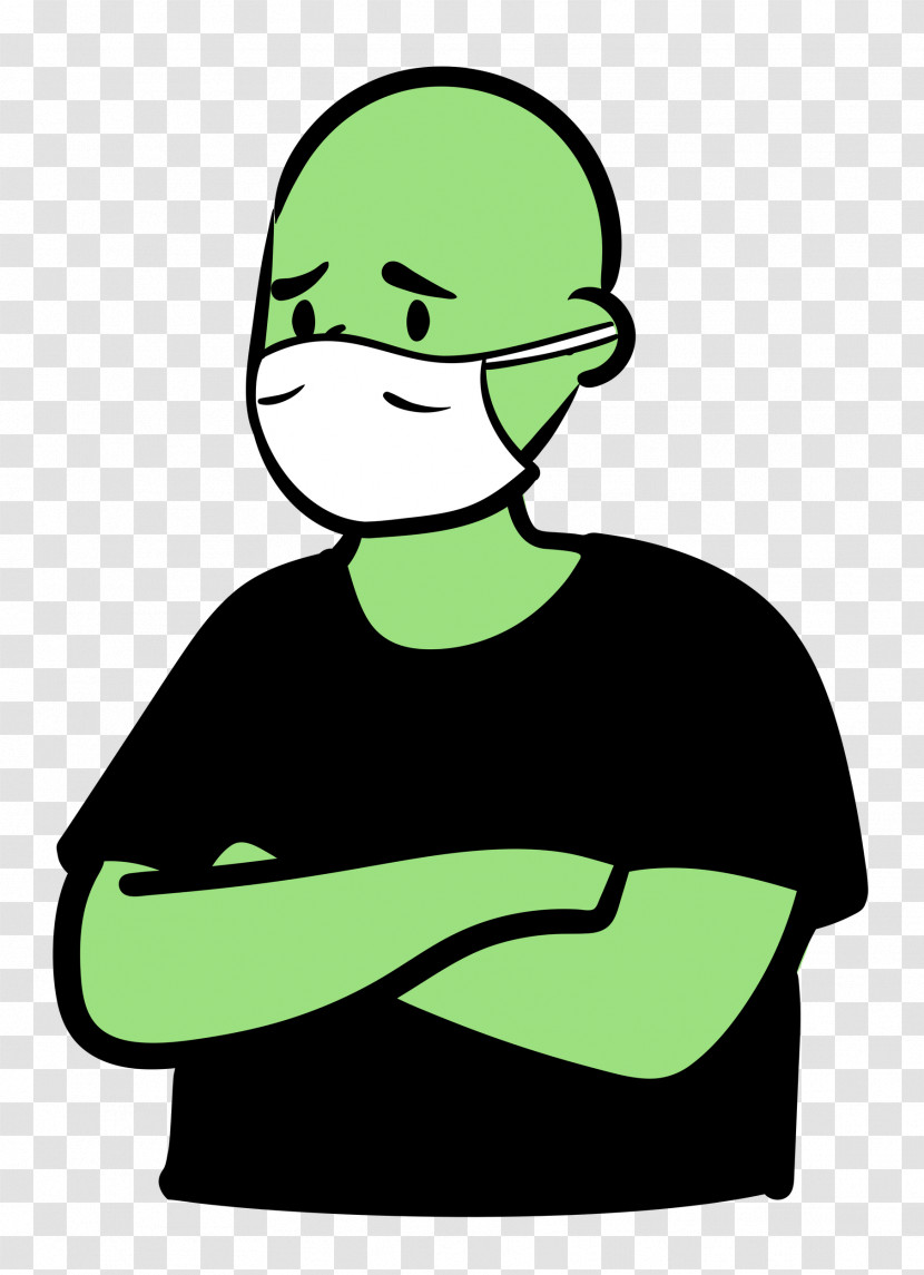 Man Medical Mask Coronavirus Transparent PNG