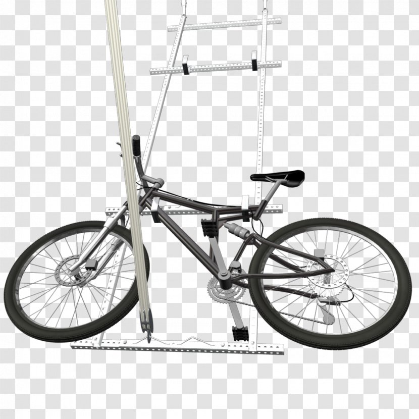 Bicycle Frames Wheels Saddles Forks - Wheel - Hoisting Machine Transparent PNG
