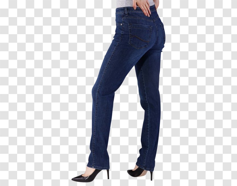 Jeans Denim Cobalt Blue Option Waist - Trousers - Woman Transparent PNG