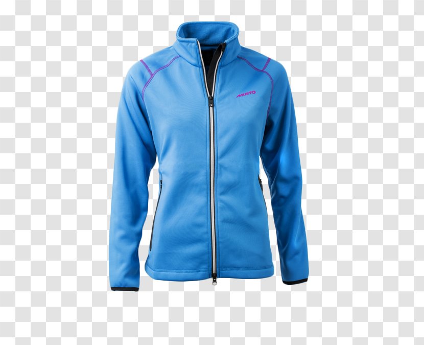 Hood Polar Fleece Bluza Jacket Outerwear - Electric Blue Transparent PNG