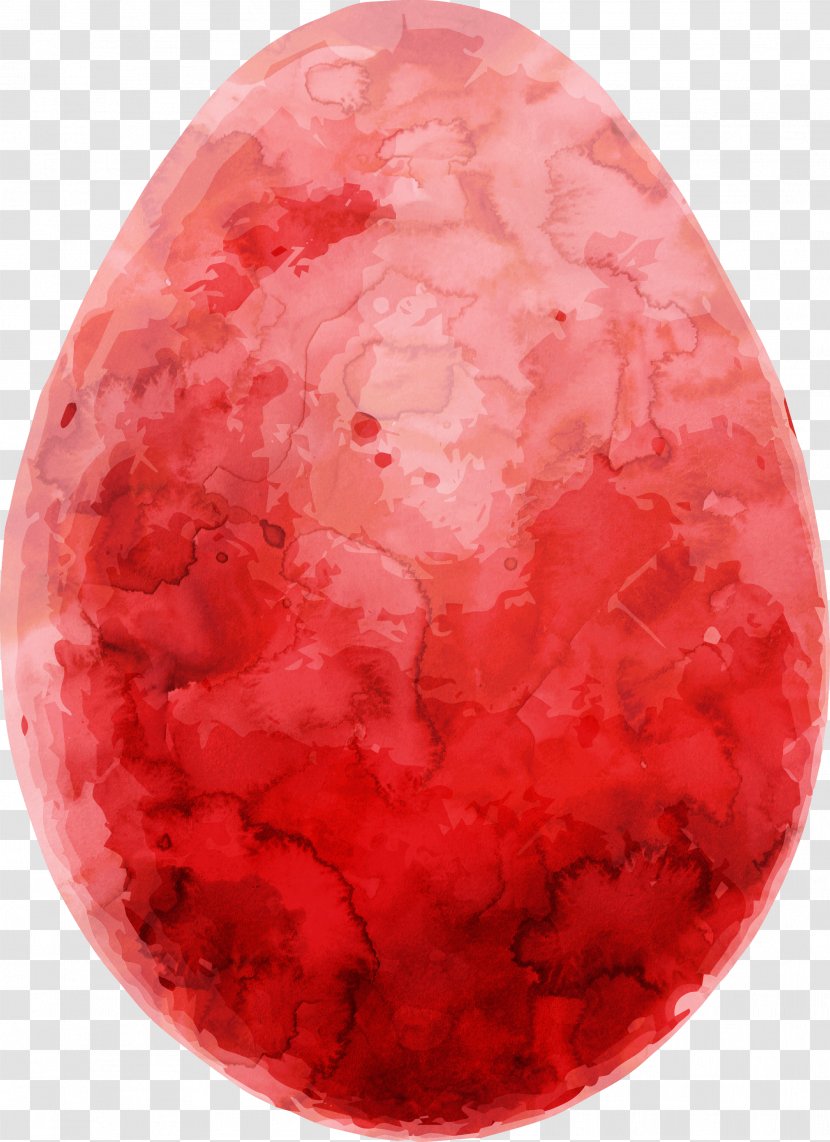 Red Download - Ellipse - Hand-painted Eggs Transparent PNG