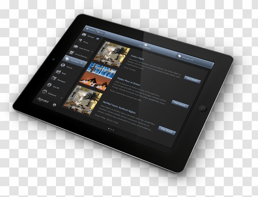 Hotel DigiValet Business Wacom Television - Ipad - Flyer Transparent PNG