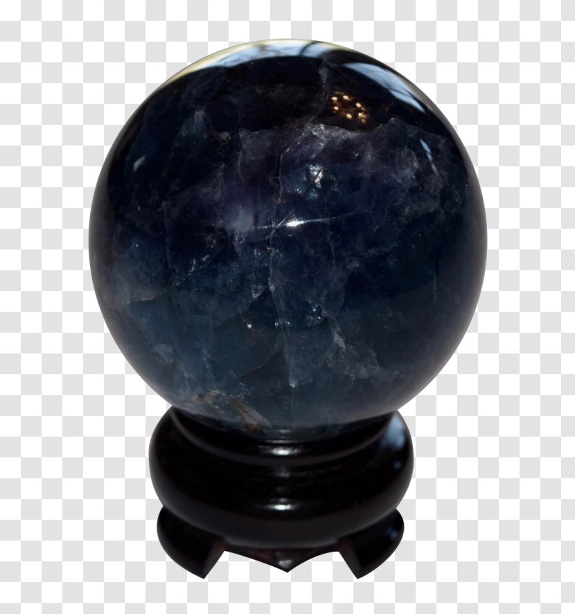 Cobalt Blue Sphere - Crystal Ball Transparent PNG