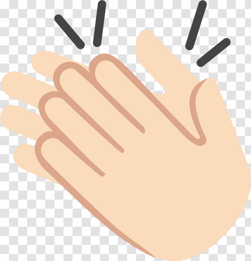 Clapping Emoji - Nail - Glove Transparent PNG