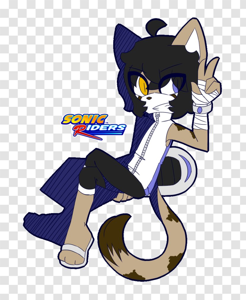 Cat Sonic Riders Horse Dog - Watercolor Transparent PNG