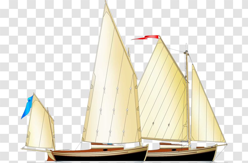 Sailboat Yawl Sailing Ship - Lugger - Sharpie Transparent PNG