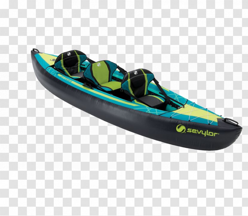 Kayak Canoe Sevylor Inflatable Ottawa - Aqua - Boat Transparent PNG