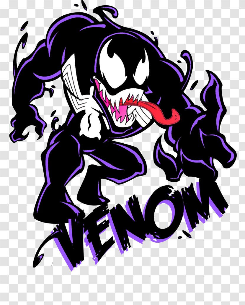 Venom Spider-Man Art Carnage Drawing - Watercolor Transparent PNG