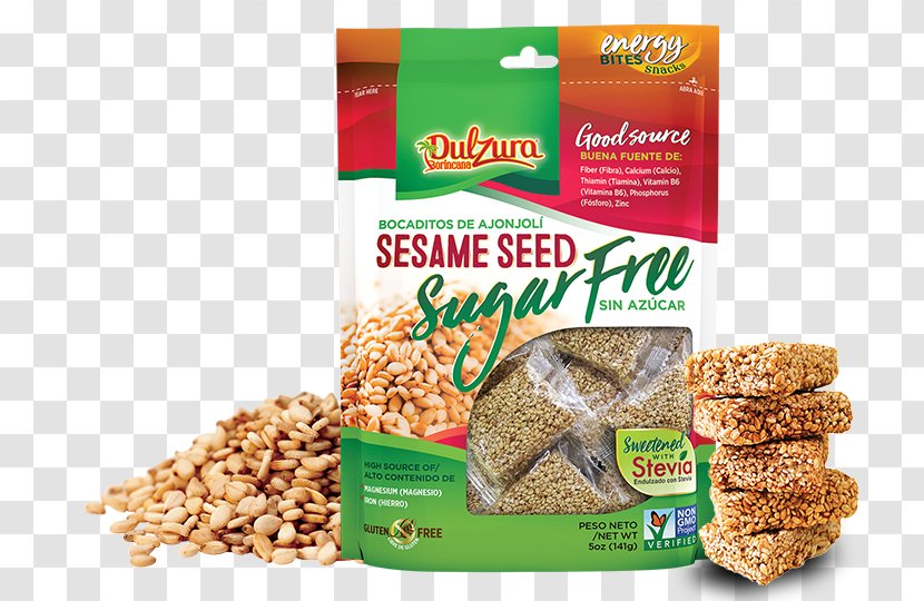 Sesame Seed Candy Sugar Substitute Dulzura Borincana - Sweetness - Coco Rico Content Transparent PNG