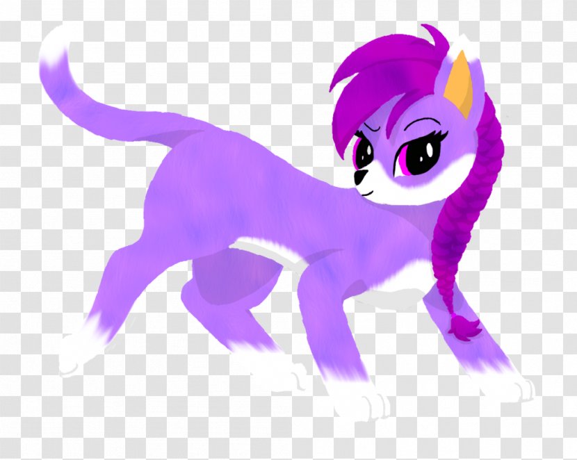 Cat Horse Dance Art Mammal - Cartoon - Lavender Transparent PNG