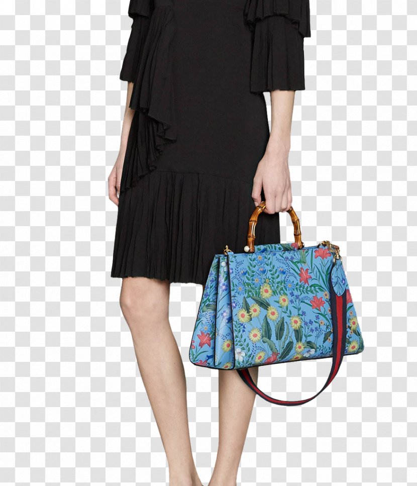 Handbag Water Lily Gucci Blue - Waist - Bag Transparent PNG