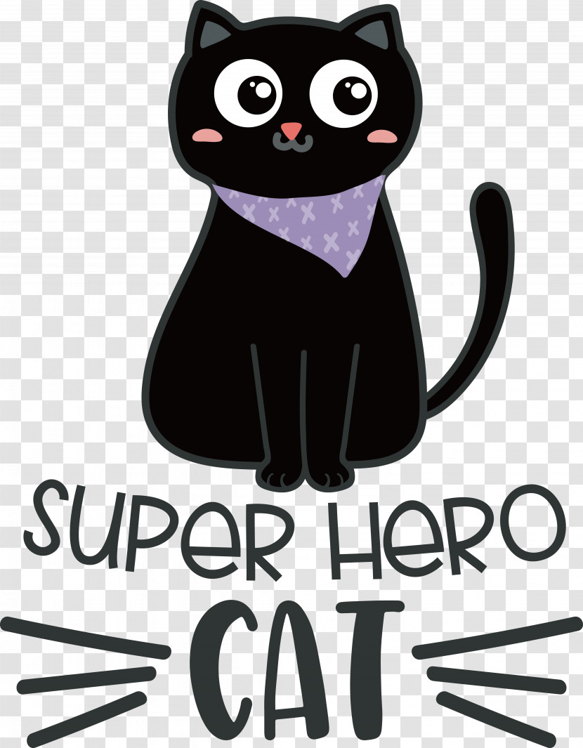 Cat Cat-like Black Cat Whiskers Small Transparent PNG