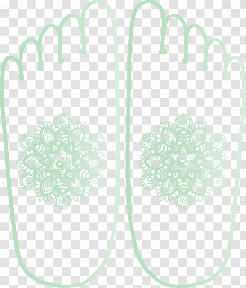 Green Pattern Shoe Meter Transparent PNG