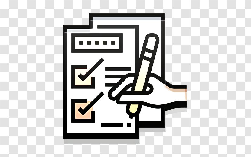 Checklist Icon Test Insurance - Line Art - Logo Transparent PNG