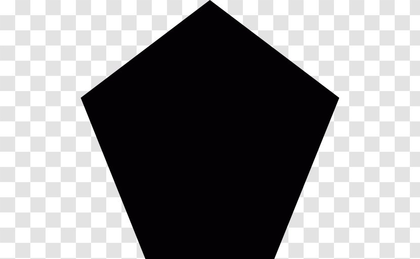 The Pentagon Shape Polygon Angle - Triangle Transparent PNG