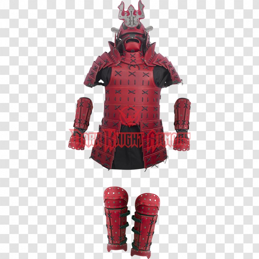 Japanese Armour Body Armor Components Of Medieval Samurai - Warrior Transparent PNG