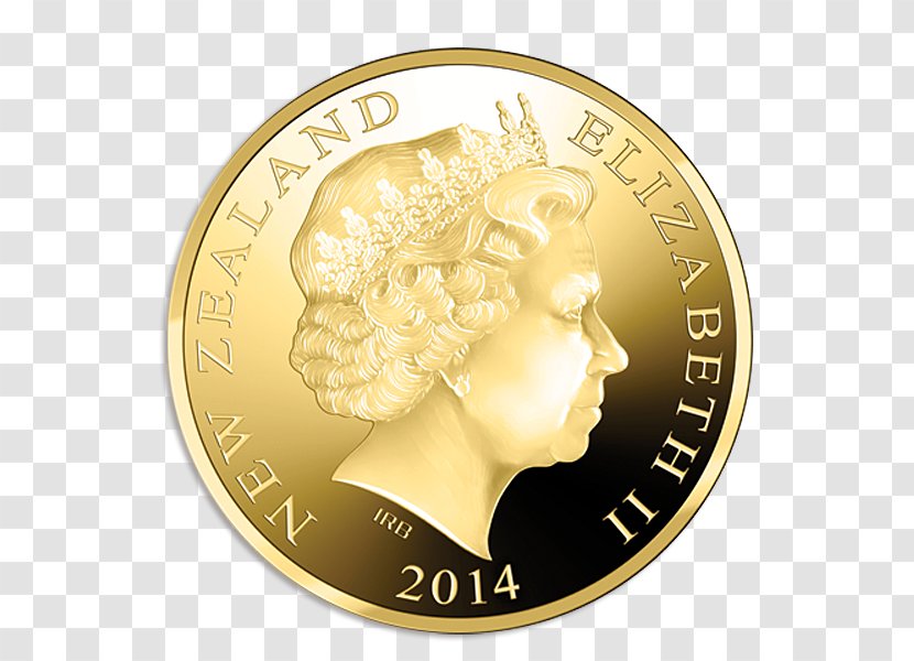 New Zealand Dollar Proof Coinage Gold - Coin Transparent PNG