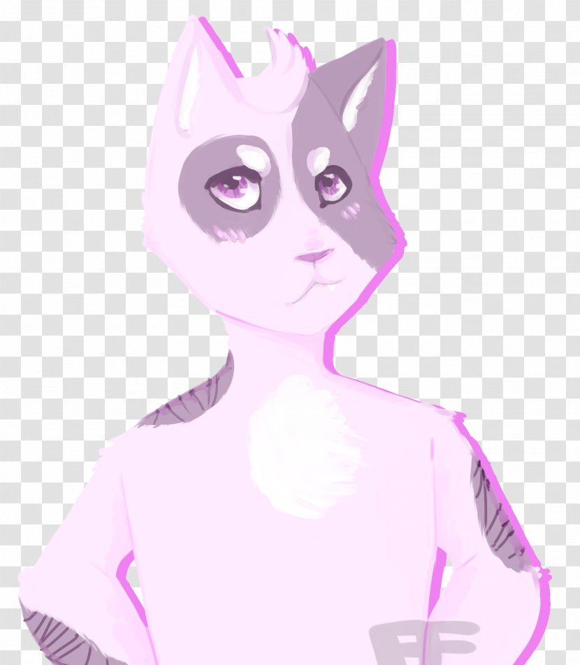 Whiskers Cat Illustration Clip Art Pink M - Flower - Take Back? Transparent PNG