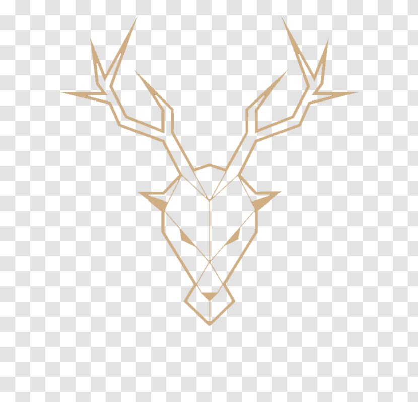 Deer Logo Adobe Illustrator Line - Antler - Lines Creative Transparent PNG