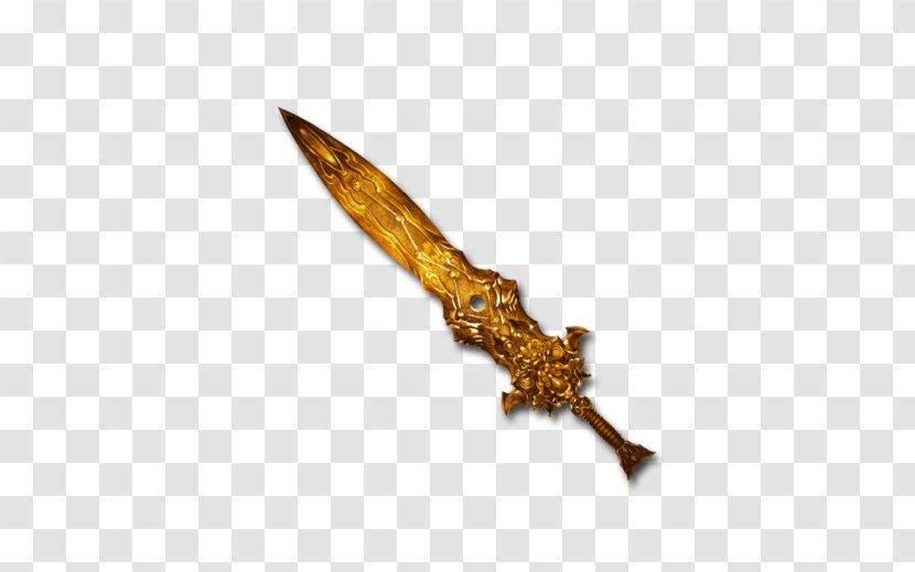 Granblue Fantasy Sword Weapon Dagger Blade - Master - Gold Light Transparent PNG