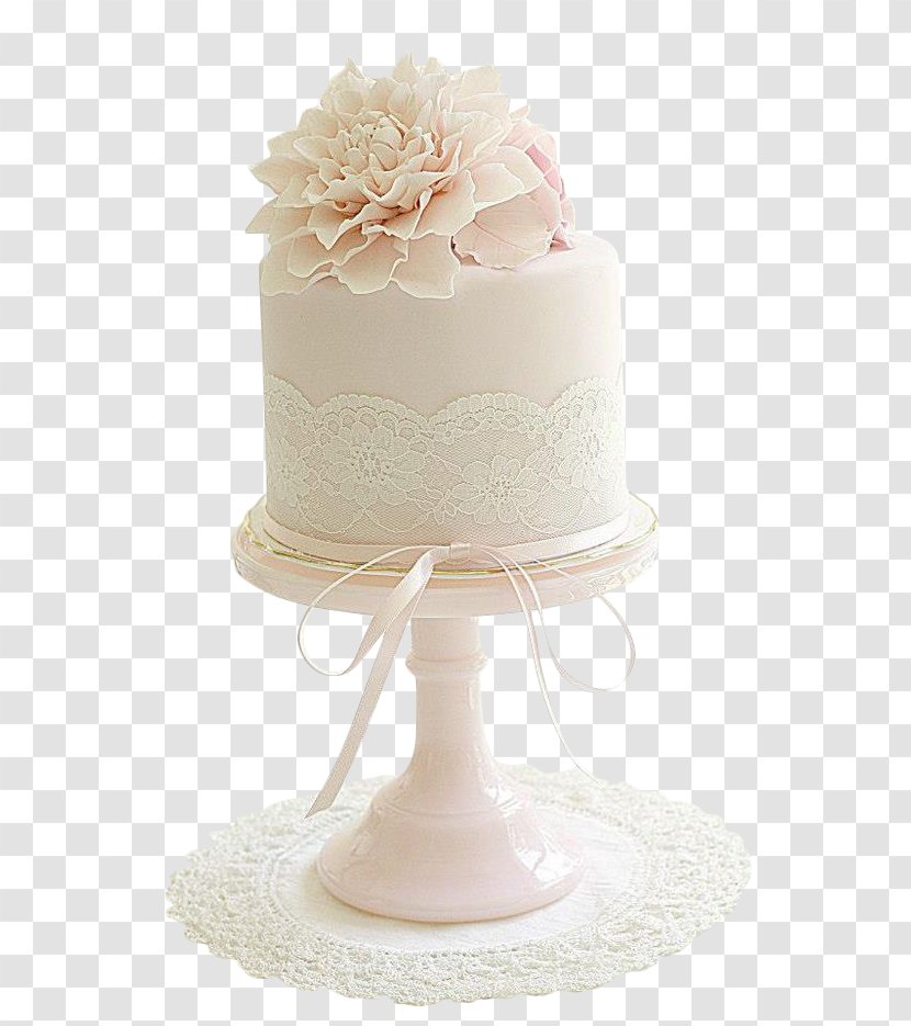 Wedding Cake Torte Layer Tart - Cream - Peony Pink Transparent PNG