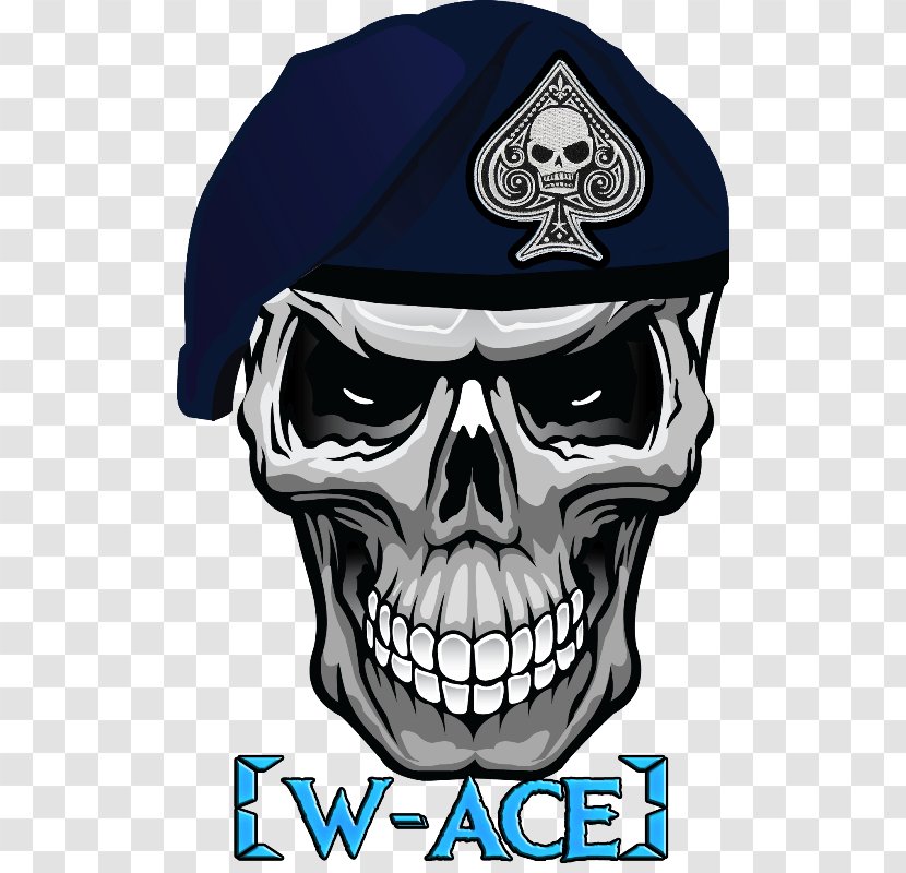 Military Army Human Skull Symbolism Special Forces - Soldier Transparent PNG
