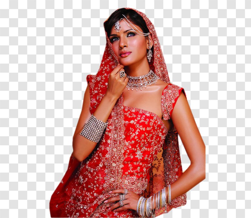 Wedding Dress Indian Clothes Bride Hindu - Silhouette Transparent PNG