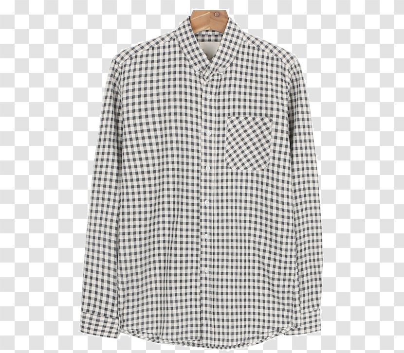 T-shirt Dress Top Sweater - Coat - Gingham Checks Transparent PNG