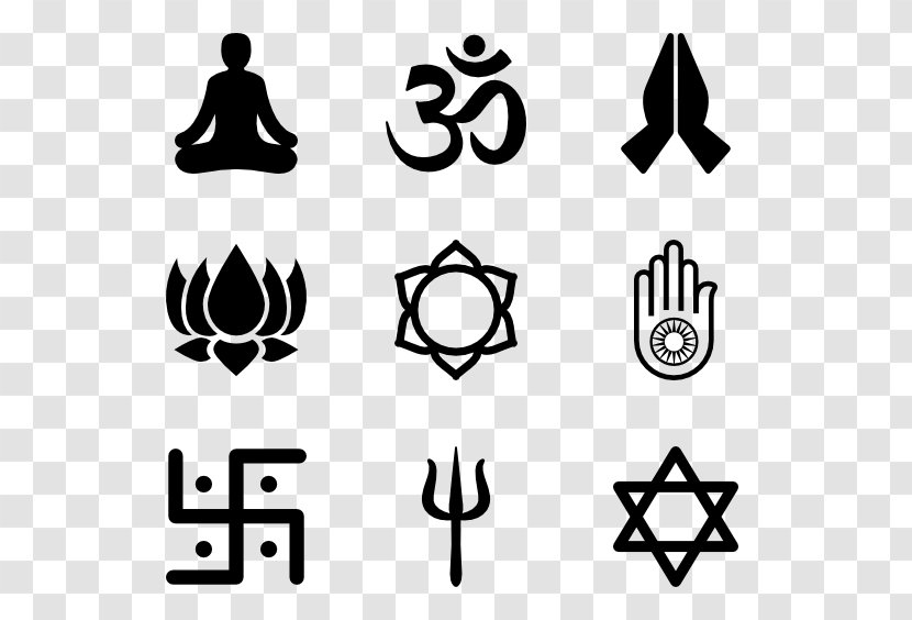 World Religious Symbol Religion - Buddhism - Hinduism Transparent PNG