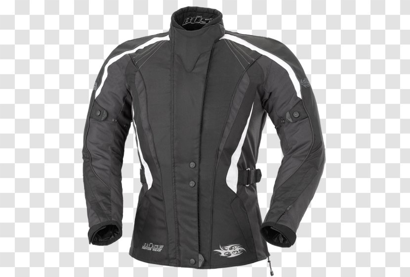 Leather Jacket Hoodie Clothing Fleece - Nylon Transparent PNG