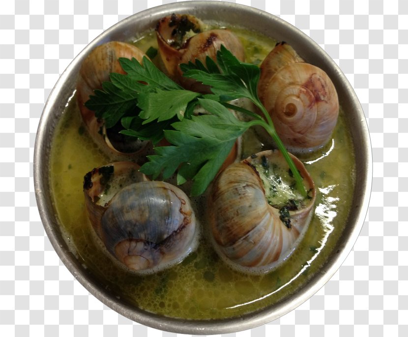 Escargot Clam Snail Recipe - Italian Restaurant Transparent PNG