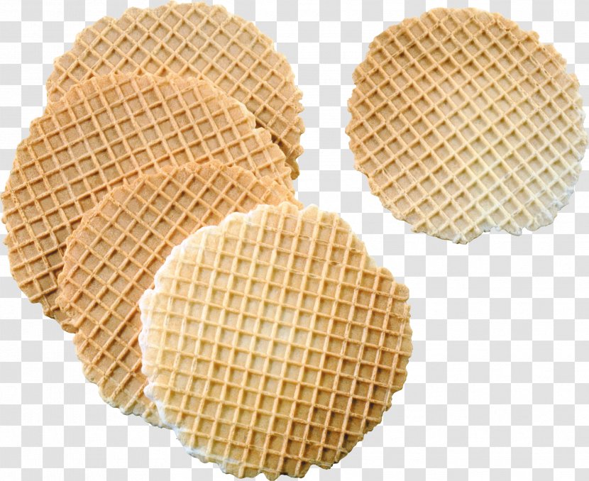 Waffle Beige - Cdr - Cuisine Dish Transparent PNG