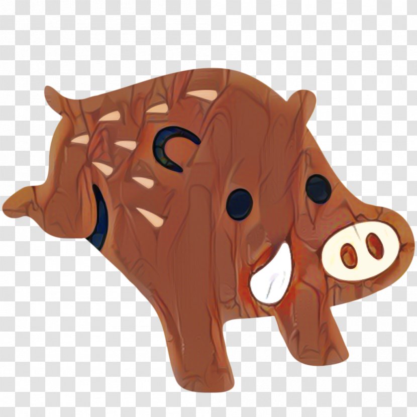 Pig Cartoon - Wood - Working Animal Toy Transparent PNG
