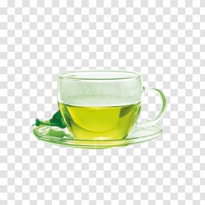 Green Tea Genmaicha Matcha Japanese Cuisine - Coffee Cup Transparent PNG