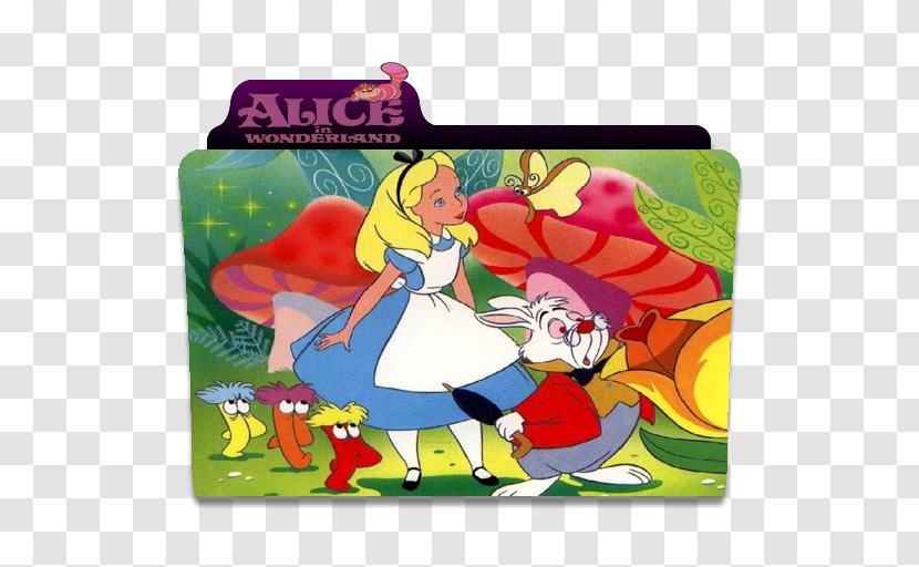 Alice's Adventures In Wonderland And Through The Looking-Glass White Rabbit Tweedledum Mad Hatter - Lewis Carroll - Cartoon Alice Transparent PNG