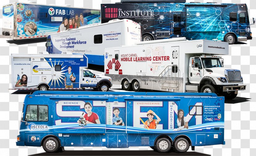 Commercial Vehicle Truck Van Bus - Bookmobile - 911 Rescue Simulator 2016 Transparent PNG