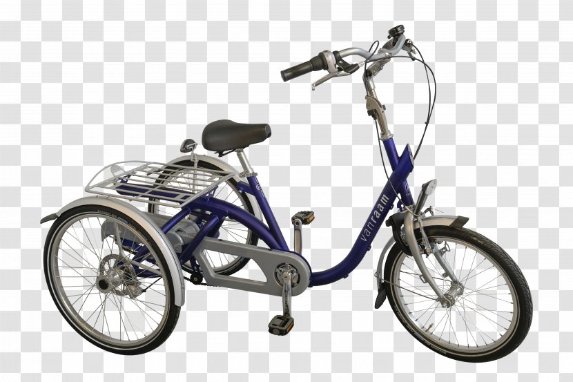 Van Raam Tricycle Balance Bicycle Sociable - Tandem Transparent PNG