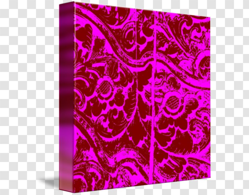 Pattern Rectangle Pink M - Purple - Baroque Still Life Transparent PNG