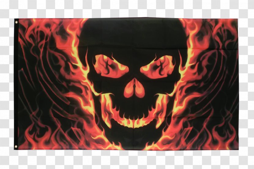 Skull And Crossbones Flame Fire - Pursuit Transparent PNG
