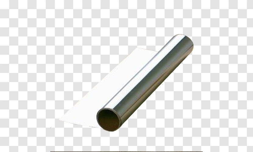 Pipe Material Cylinder Steel - Long Tube Aluminum Foil Transparent PNG