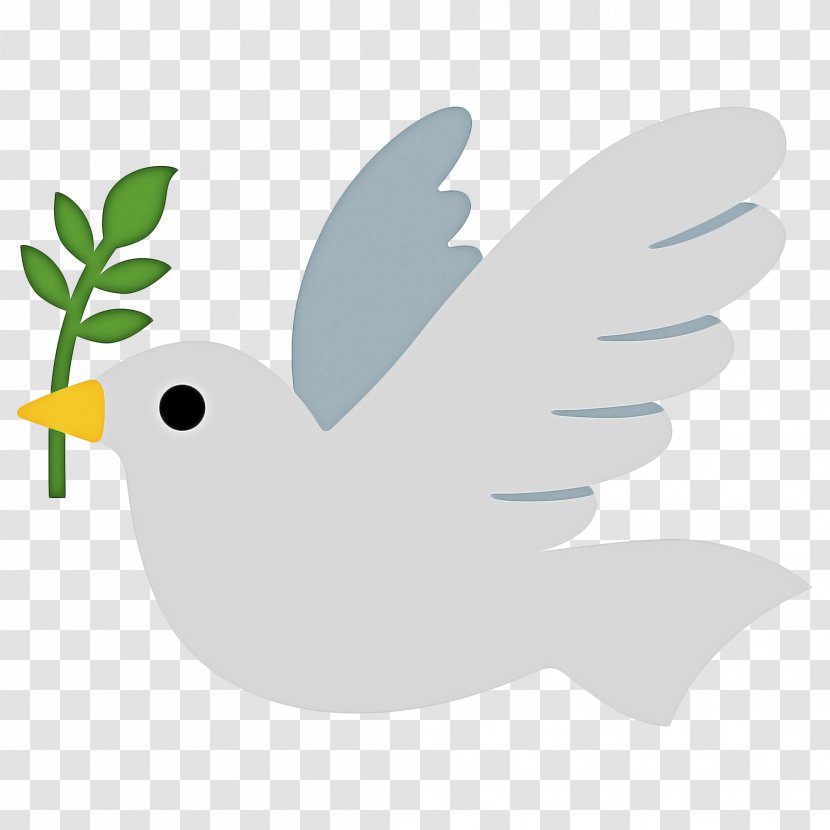 Peace Emoji - Beak - Feather Perching Bird Transparent PNG