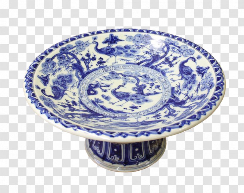 Blue And White Pottery Staffordshire Potteries Porcelain Tableware - Ceramic Transparent PNG